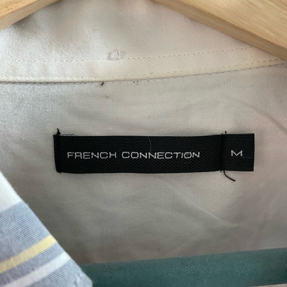 French Connection Plaid Button Down Shirt Long Sl… - image 4